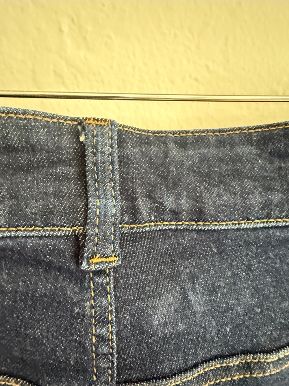 Universal Standard High-waist Dark Indigo Straight Jeans with Cuff - Picture 8 of 16